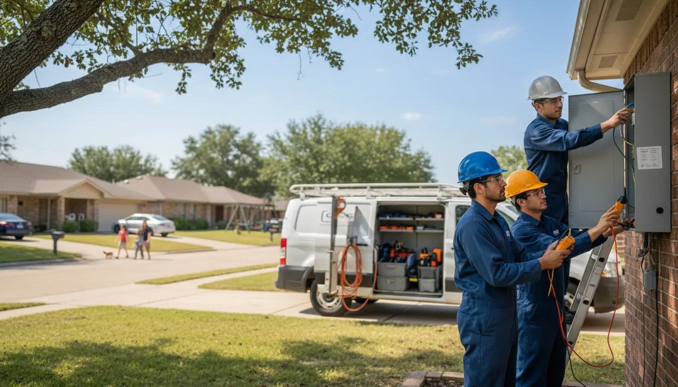 Certified electrician providing emergency electrical services in Wanda, MN